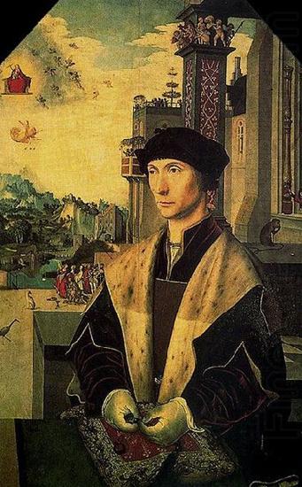 Portret van ridder Abel van Coulster, Jan Mostaert